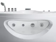 Corner Hot Tub with LED TOCOA 2050 x 1460 mm White_762910