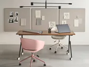 Foldable Office Desk BENDI 160 cm 60 cm Brown_1030713