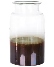 Flower Vase BHATURE 30 cm Glass Multicolour_830423