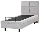 Justerbar säng VICEROY 80 x 200 cm Ljusgrå_1044373