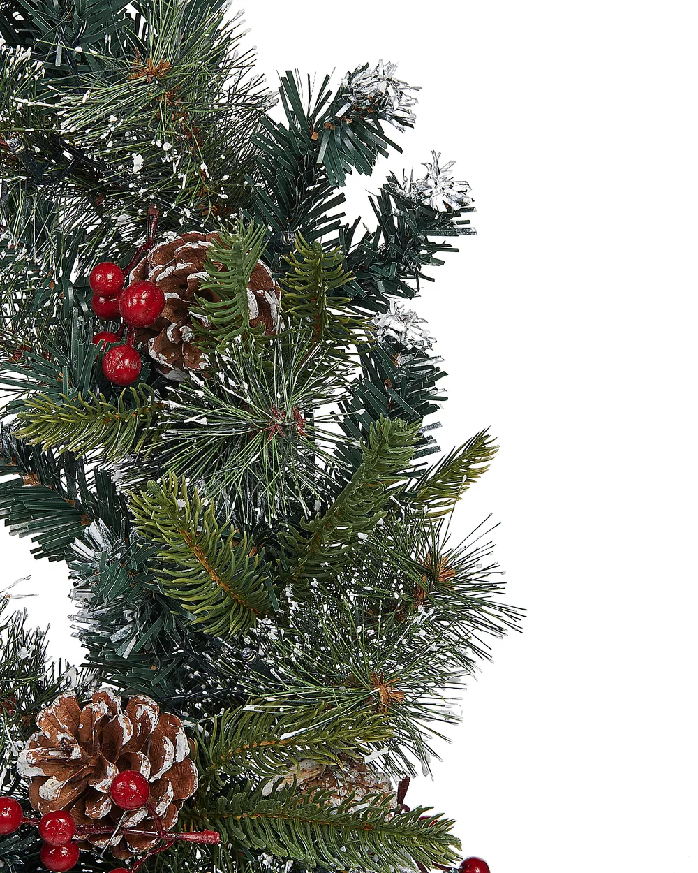 Christmas Wreath LED PAIMIO 60 cm Green_813301