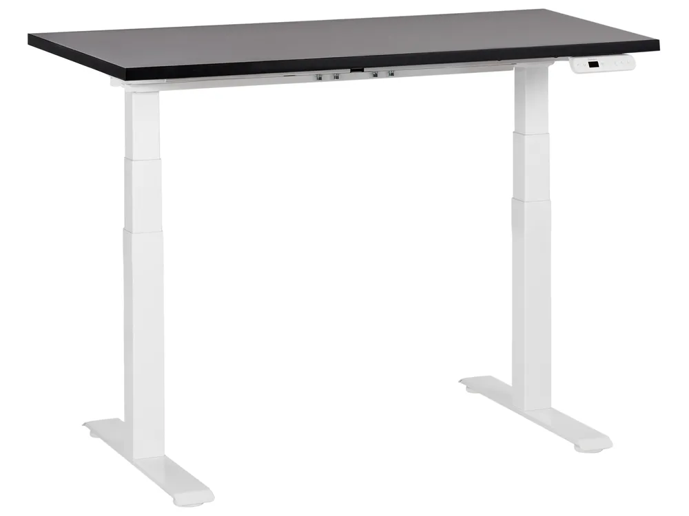 Electric Adjustable Standing Desk DESTINES 120 cm 72 cm Black/ White
