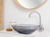 Countertop Basin MOENGO 540 x 360 mm Solid Surface Black