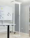 LED Floor Lamp TAURUS with Dimmer Metal White