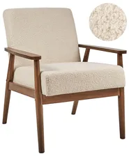 Armchair ESRUM Boucle Dark Brown/ Beige_943384