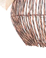 LED Decoration Rabbit NAUVO PE Rattan Brown_1182548