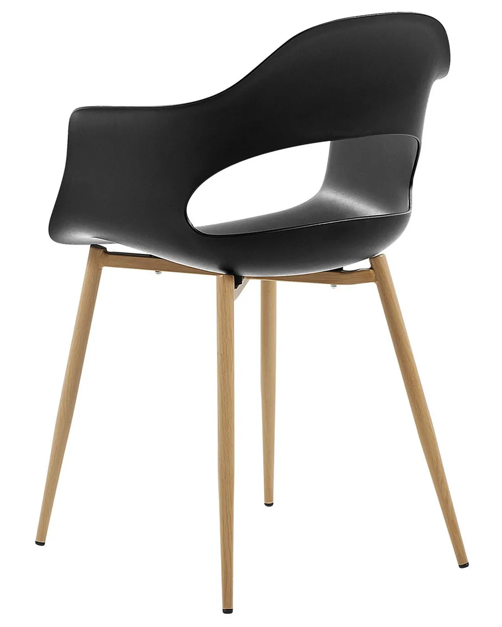 Set med 2 matstolar UTICA Svart_775254