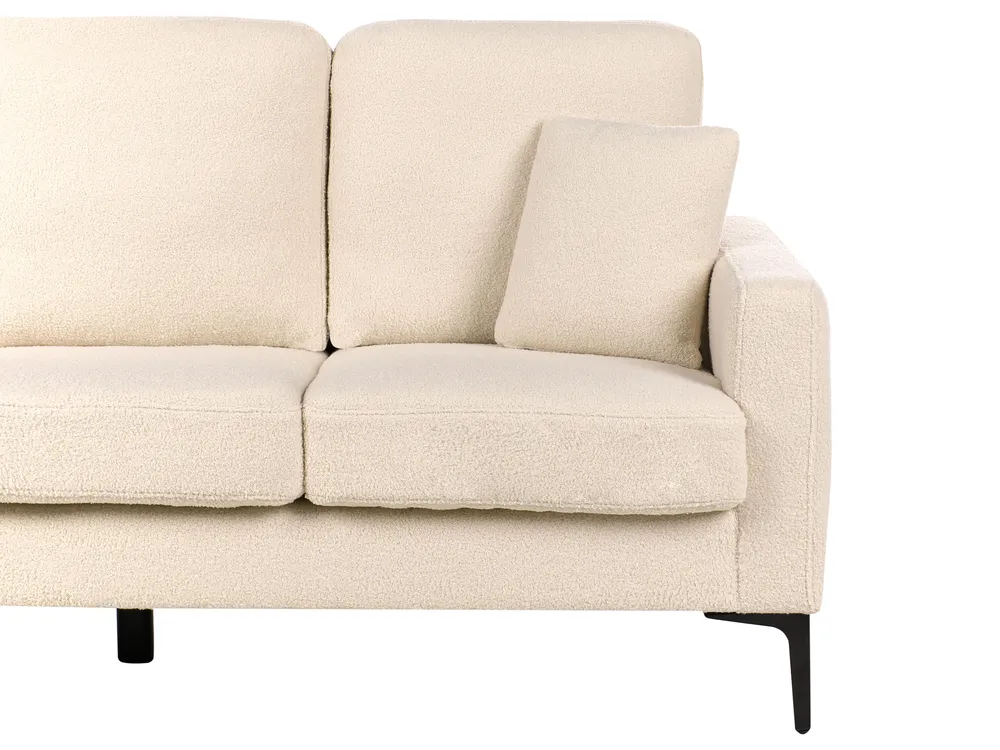 Sofa 3 Seater GAVLE Boucle Beige_968515