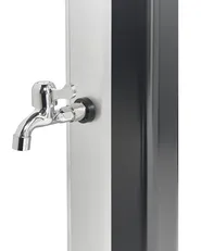 Freestanding Outdoor Solar Shower TOPOCALMA Silver_974580