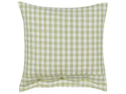 Set of 2 Decorative Cushions TALYA 45 x 45 cm Olive Green Checked_902172