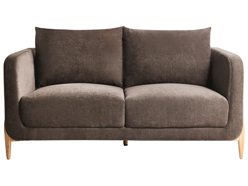 Sofa 2 Seater GIMO Chenille Dark Brown