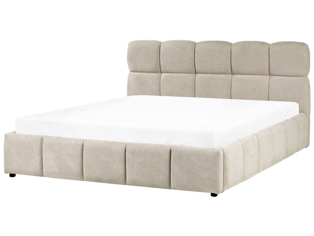 Säng med förvaring NOYON Taupe 180 x 200 cm