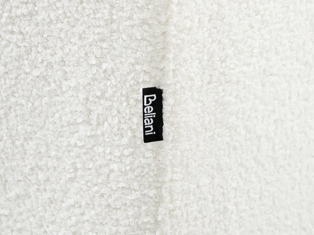 Corner Sofa 4 Seater LUNGO Boucle White Left Hand_962400