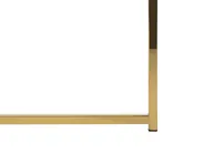 Coffee Table QUINCY Tempered Glass Marble/ Gold_757503