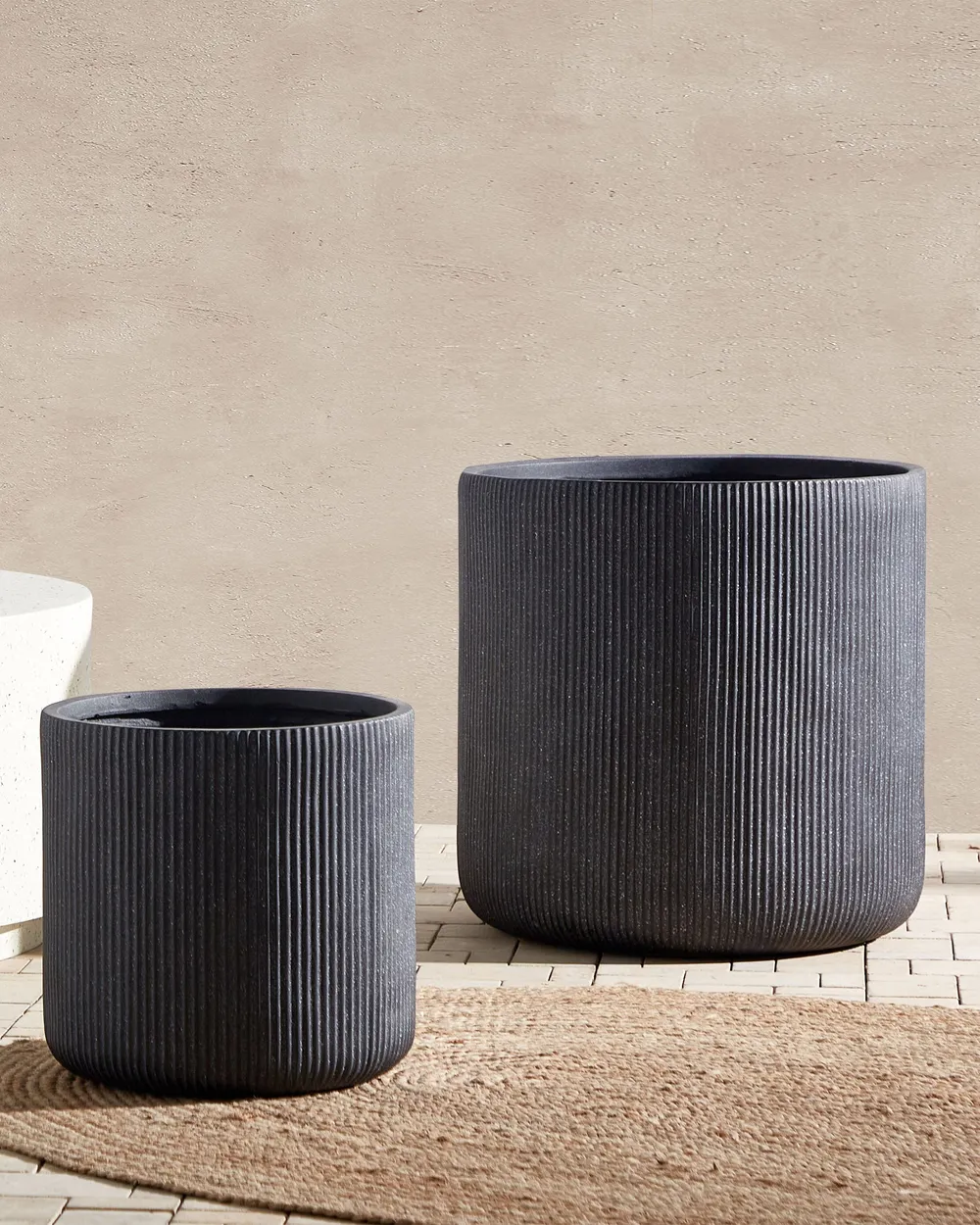 Plant Pot OREOI 55 cm Graphite Grey