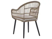 Garden Dining Set 6 Seater ALIANO II with Cushions PE Rattan Beige_812457
