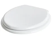 Toalettsits MAZARUNI Mjukstängande MDF Vit_1016462