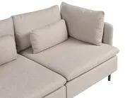 Modular Sofa 2 Seater EGERIS Fabric Beige_1067327
