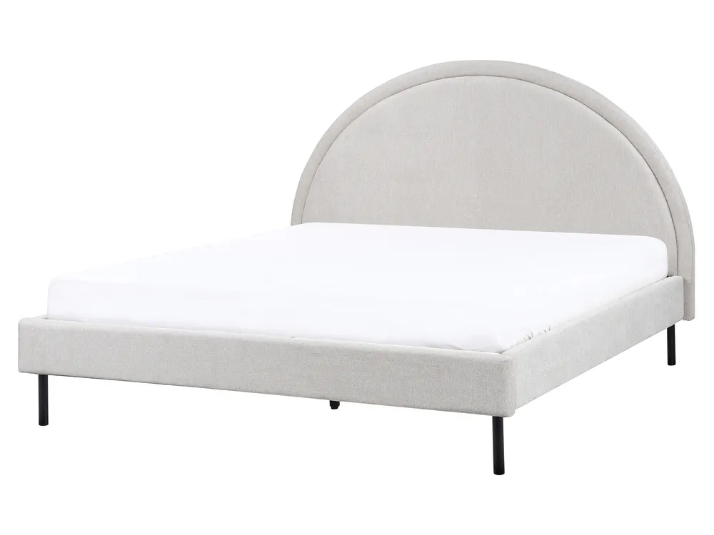 Fabric Bed Grey MARGUT Various Sizes