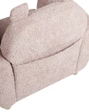 Kids Armchair Hippo MARIBO Boucle Pastel Pink_1027057