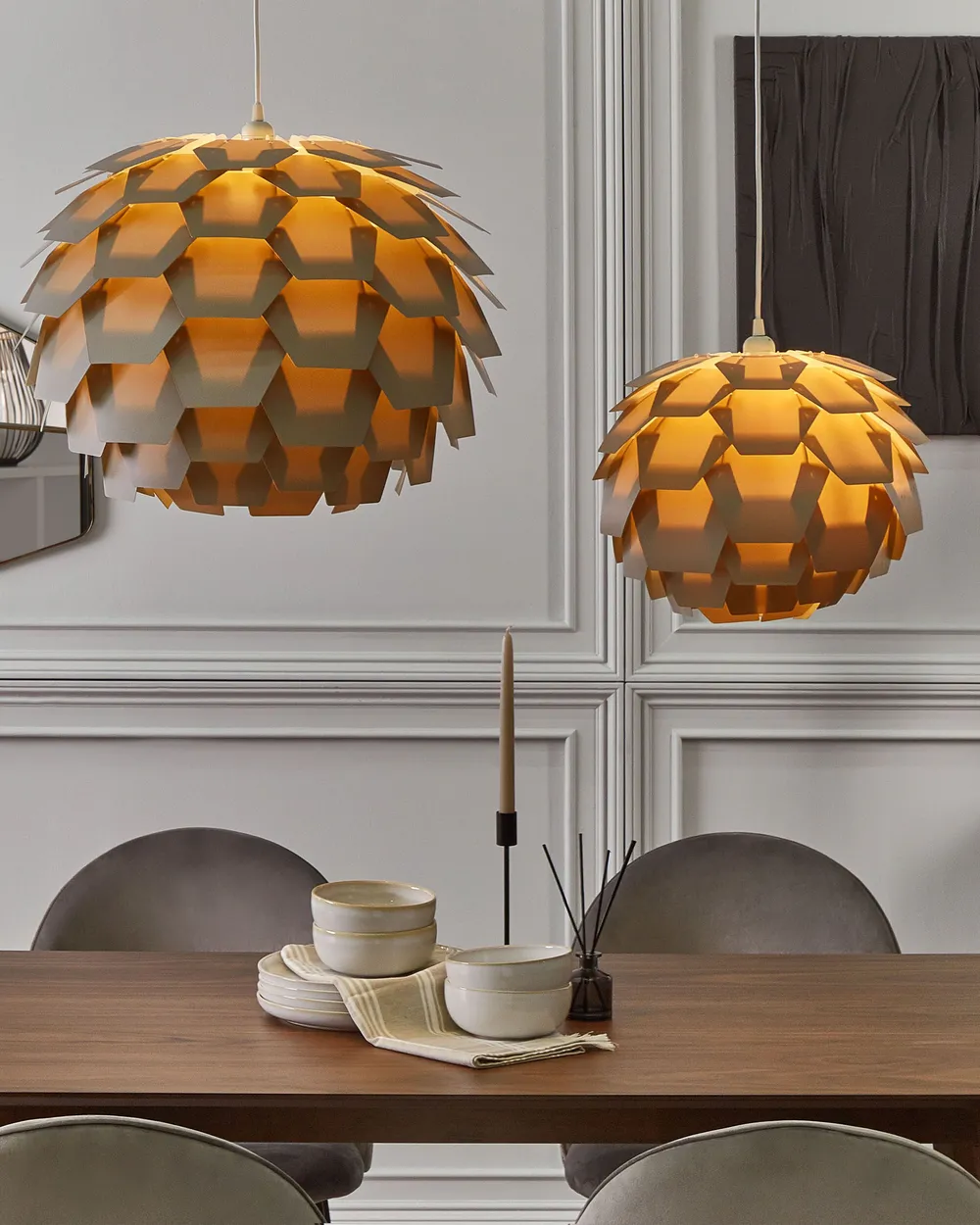 Pendant Lamp SEGRE L Grey