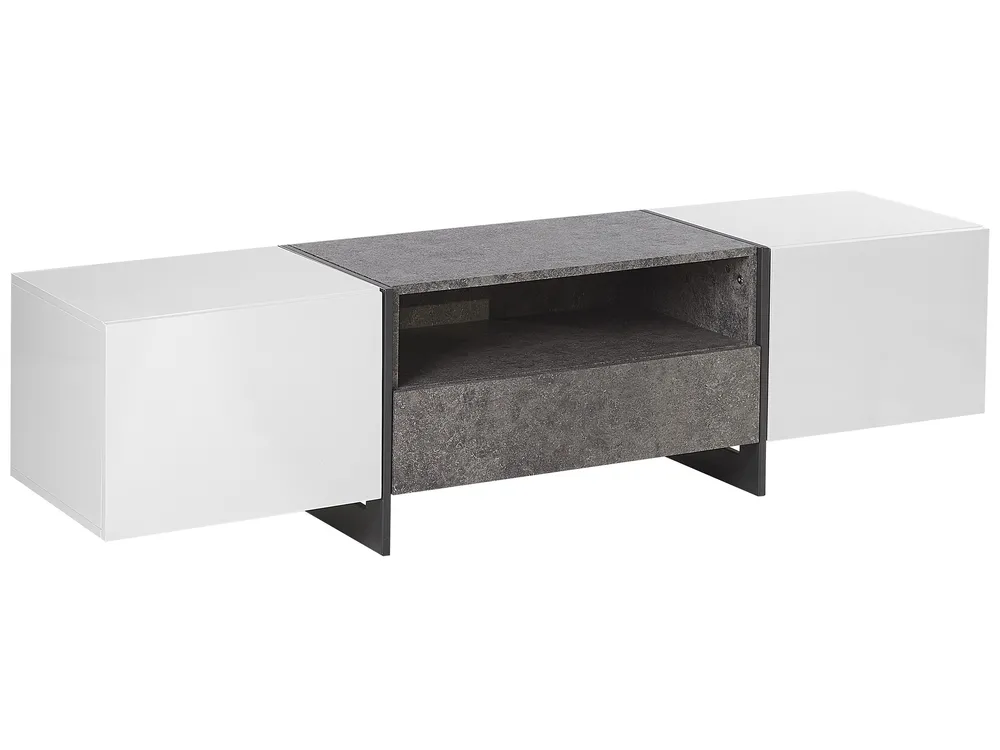 TV Stand LED RUSSEL Grey Concrete Effect_772172
