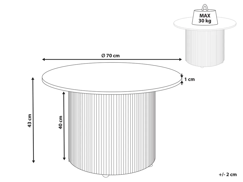 Coffee Table LEONA Black_965743