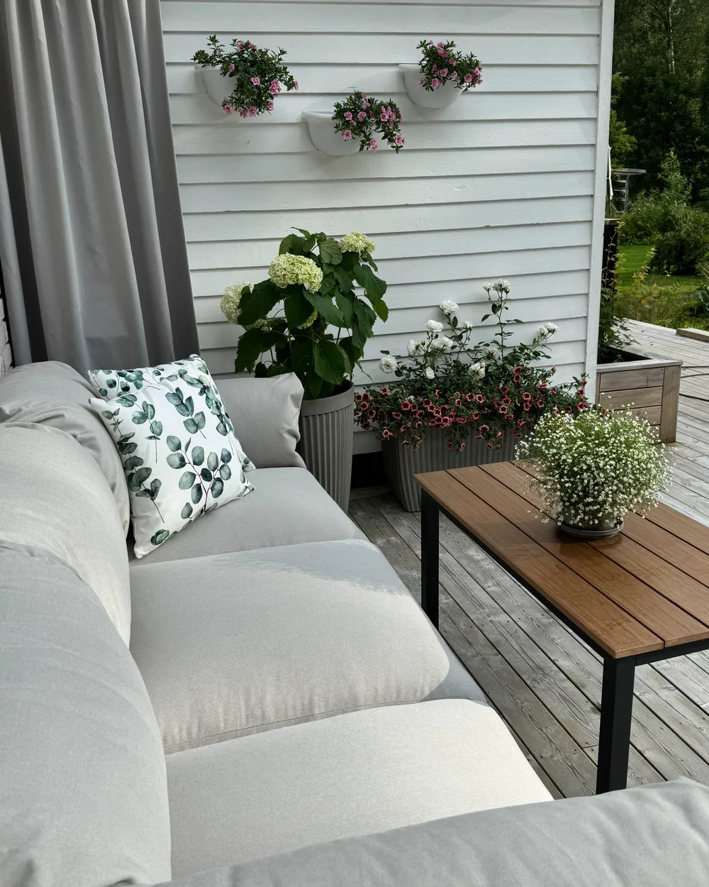 Garden Sofa 3 Seater ESPERIA Metal Grey_1005183