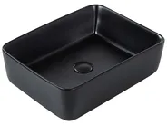 Countertop Basin TRAVESIA 490 x 380 mm Ceramic Black_922165