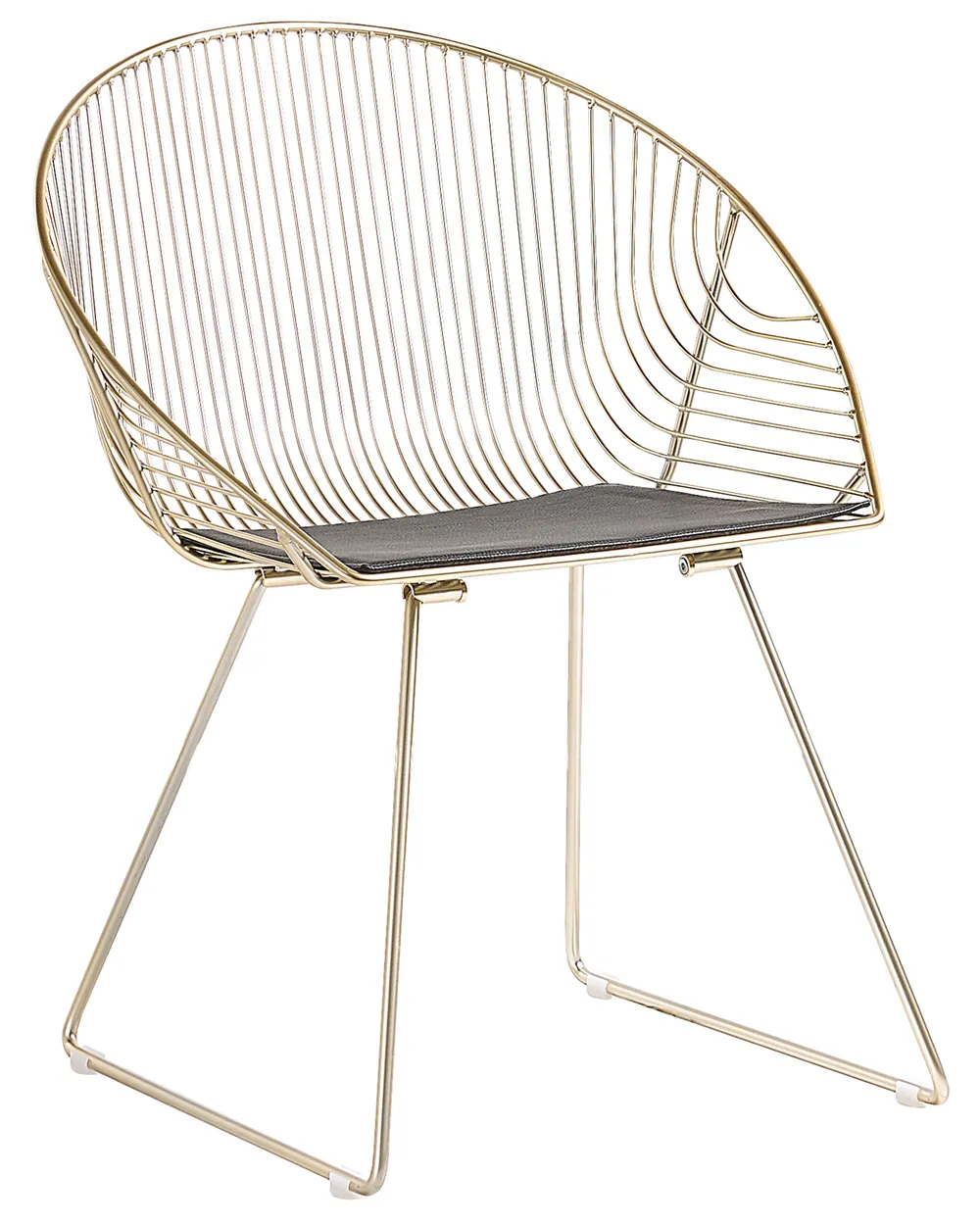 Set of 2 Dining Chairs AURORA Metal Gold_868119