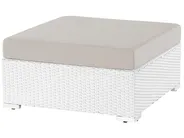 Garden Corner Sofa with Table 4 Seater SANO Modular PE Rattan White Right Hand_933640