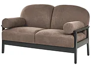 Sohva 2-istuttava PILARNE Kangas Ruskea_1159528