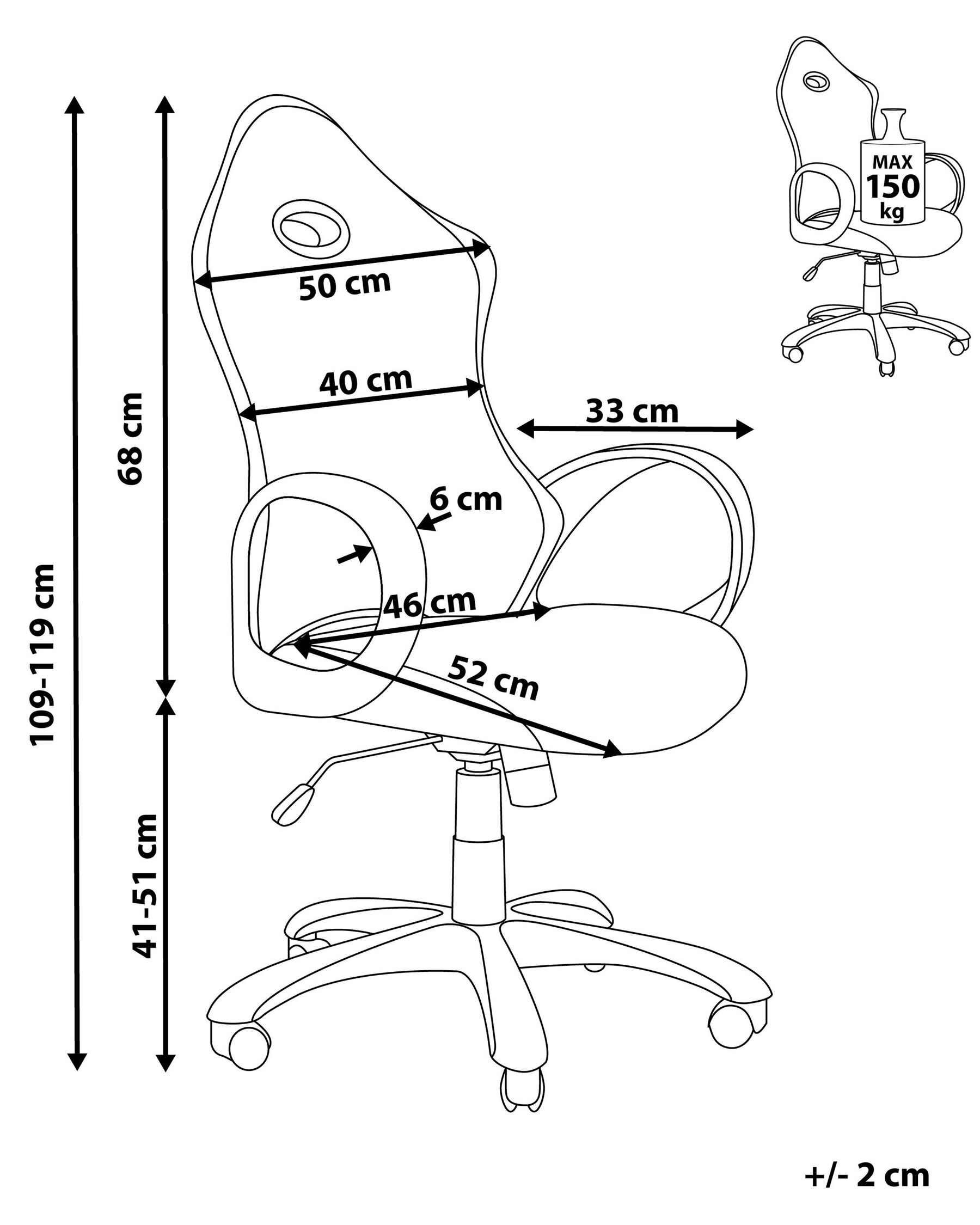 Office Chair iCHAIR Lime Green_673533