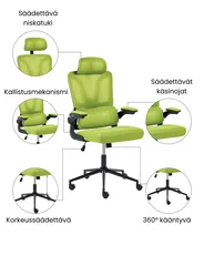 Toimistotuoli KRYOS Limenvihreä_1074216