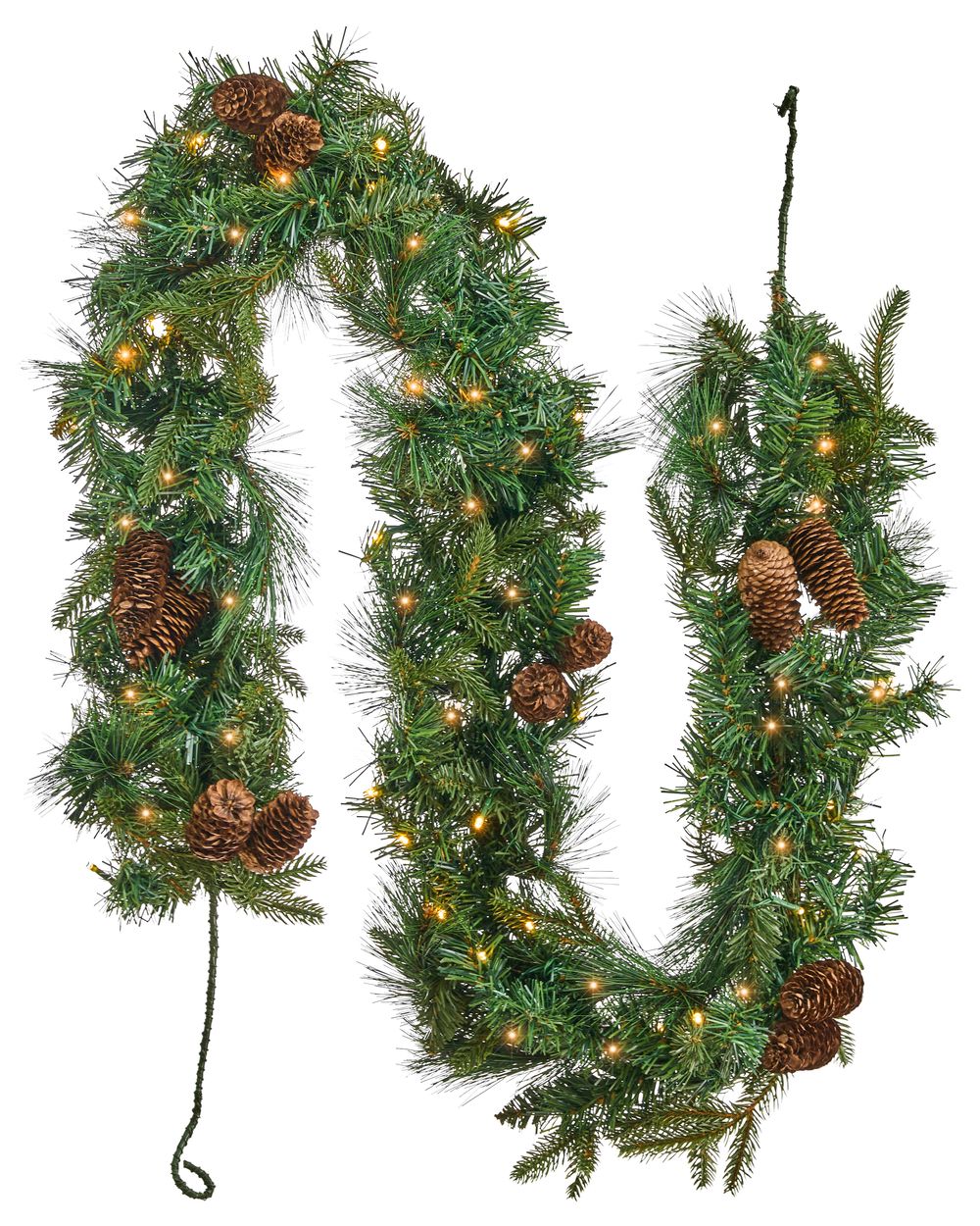 Jouluköynnös LED-valo KAMERUN 180 cm Vihreä
