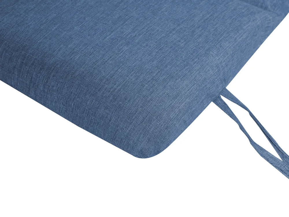 Sun Lounger Pad Cushion BRESCIA PREMIUM 180 x 60 cm Blue_1070575