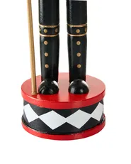 Set of 3 Figurines RICKLEAN 30 cm Nutcracker Red/ White_1027636