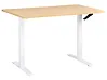 Manual Adjustable Standing Desk DESTINES 120 cm x 72 cm Light Brown/ White