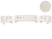Soffgrupp 5-sits LEIREN Bouclé Vit_920806