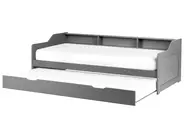 Utdragbar säng Furu EDERN 90 x 200 cm Grå_945966