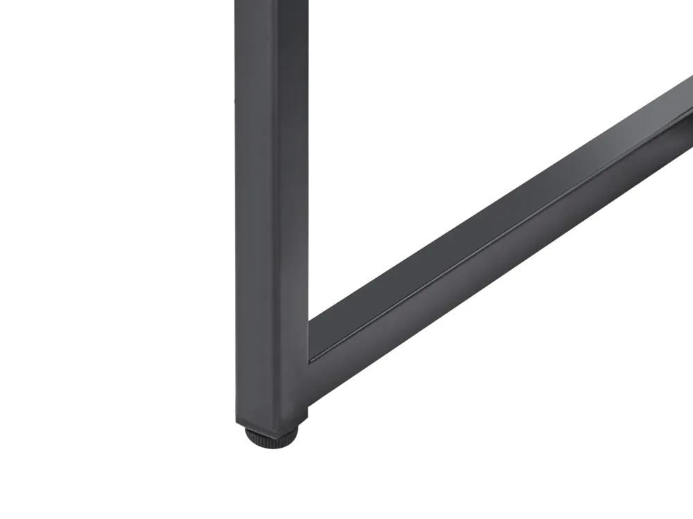 Skrivbord HARJO 100 cm 50 cm med förvaring Svart_1037636
