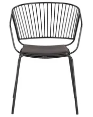 Set of 2 Dining Chairs RIGBY Metal Black_775547