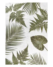 Rug BARZAH Green 140 x 200 cm Cotton_854012