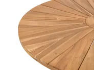Garden Dining Table CISSONE 110 cm 110 cm Acacia Wood Brown_933407