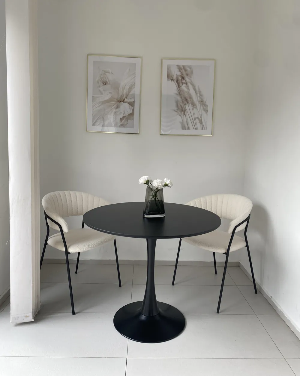 Dining Table BOCA Black 90 cm 90 cm_915850
