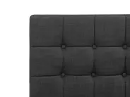Adjustable Bed Fabric DUKE 80 x 200 cm (EU Small Single) Dark Grey_771718
