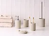 Baderomssett 5 deler CAMANA Lys beige