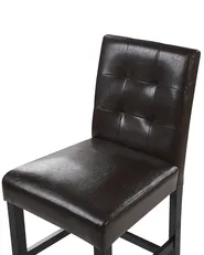 Barstol MADISON Konstläder Mörkbrun_773558