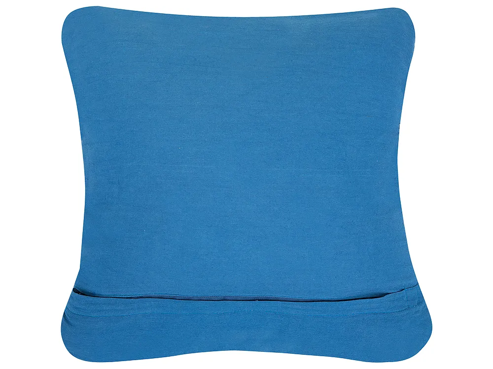 Throw Cushion KARATAS 45 x 45 cm Cotton Blue Solid_862824