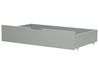 Set of 2 Bed Storage Drawers Pine Wood RUMILLY Grey